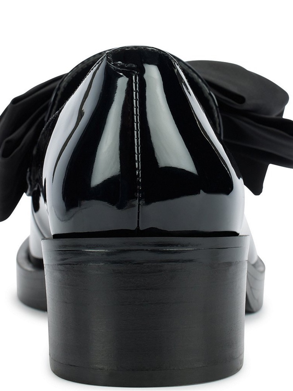 NWT KARL LAGERFELD PARIS Camilia Patent Leather Bow Detail Loafer Pumps Sz 8,5 - Picture 4 of 16